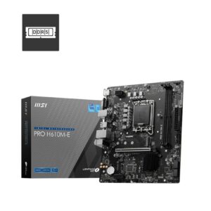 MB MSI Pro H610M-E DDR5 MATX - HDMI, VGA, USB 3.2 LGA 1700