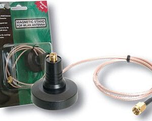 DIGITUS Cavo coassiale con supporto per piedino magnetico per antenna WLAN DN-70101
