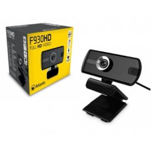 Webcam Atlantis P015-F930HD Fhd 1080p 1980x1080 2mpx 30fps Mic. 120° Usb