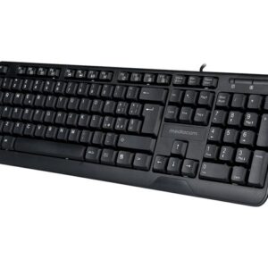 MEDIACOM Slim Keyboard CX2200 - Tastiera - PS/2, USB