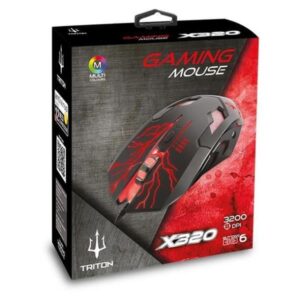 ATLANTIS MOUSE GAMING USB ATLANTIS TRITON OTTICO -LED MULTICOLOR - 6 PULS DI SELEZ.