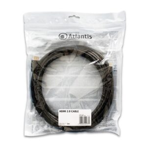 CAVO HDMI 2.0 ATLANTIS P019-HDMI_20-5 -RAME - SCHERMATO - 5MT