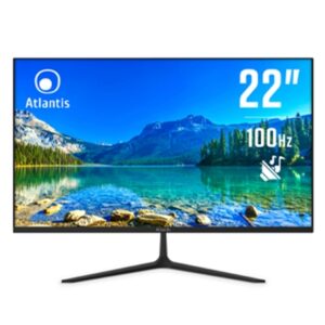 MONITOR ATLANTIS LCD FULL HD 22" A05-HE22VF-VHM INGR.VGA/HDMI-FREQ.SINO 100HZ.CAVO HDMI INCL.-CONF.DNSH CLAS.EN.E