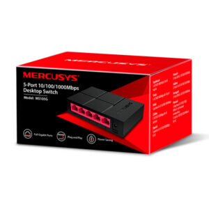 MERCUSYS SWITCH 5P LAN GIGABIT 10/100/1000M