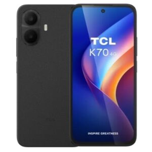 SMARTPHONE TCL K70 4G T522A-2CLCA112 6.8" 4GB/128GB NFC MIDNIGHTBLACK ANDROID 16 FACE-ID SIDEF INGERPRINT 5200MAH